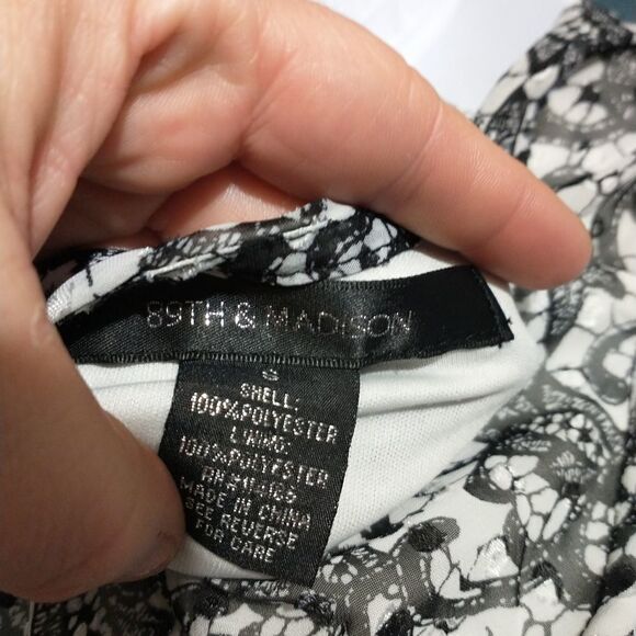 89th & Madison sleeveless lined blouse - Picture 2 of 4